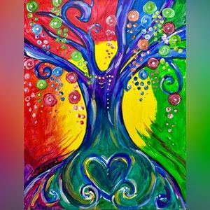 Handmade acrylic paintings